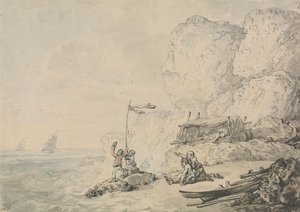 難破した船員 作： Thomas Rowlandson